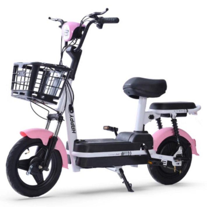 코알라이프 전기스쿠터 오토바이 바이크 리튬배터리 분리가능한 2인승 여성용 미니 전기자전거