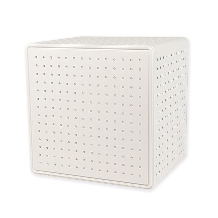 홀로 타공박스 셋톱박스 정리함, 단일색상, 1개