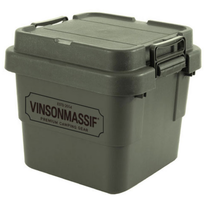 빈슨메시프 카고박스 30L 50L 70L 캠핑 용품 수납 정리 트렁크 정리 박스, 빈티지카키, 1개