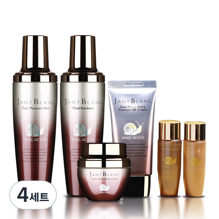 쟝블랑 달팽이 점액 스킨케어 4종 세트, 4세트