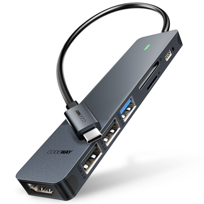 코드웨이 USB C타입 허브 7 IN 1 노트북 맥북 멀티허브