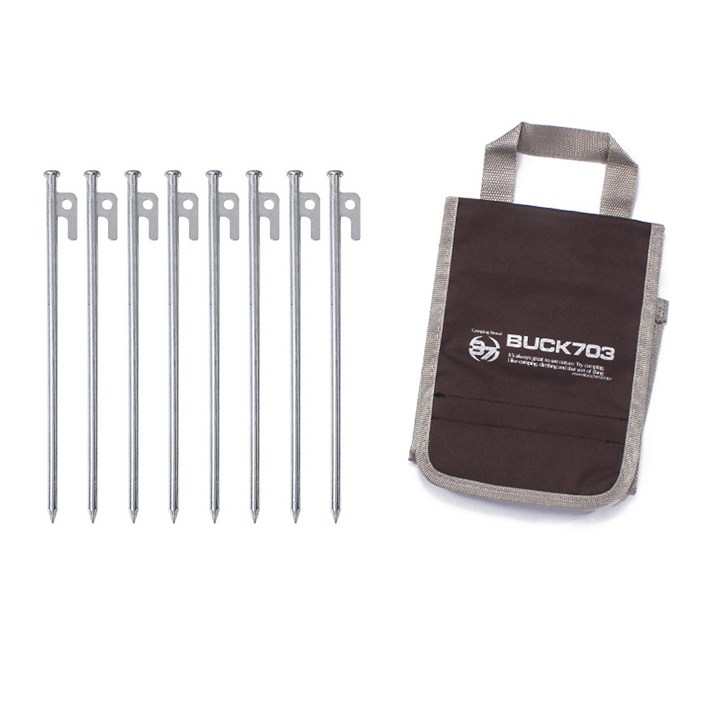 벅703 크롬 단조팩 텐트부품 8p