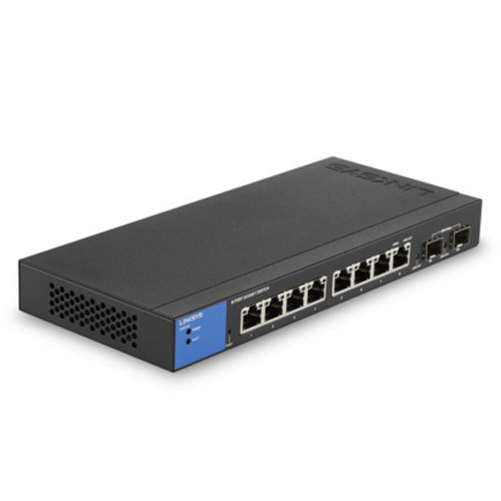 링크시스 8포트 스위치허브 기가비트 1000Mbps2SFP, LGS310C, 1개