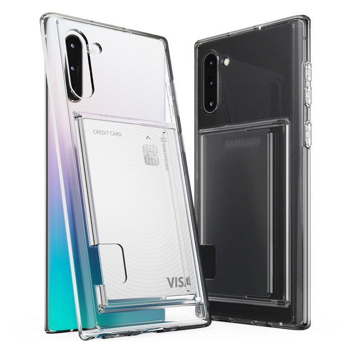 신지모루 2장 수납 에어클로 카드슬롯 휴대폰 케이스