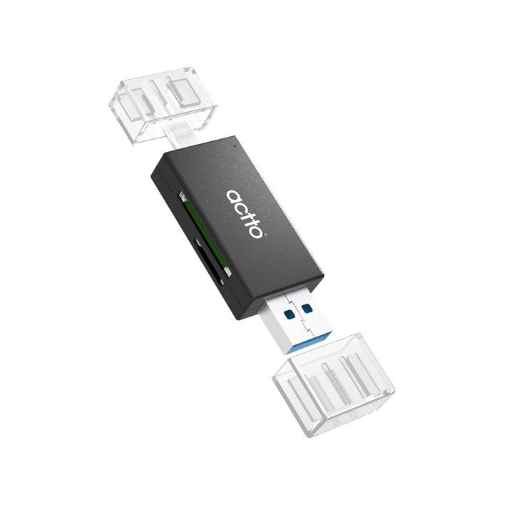 엑토 TF SD카드 USB 3.2 C타입 듀얼 OTG 멀티 카드리더기 6559234200