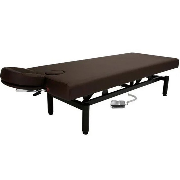 미용전동베드 높이조절 반영구 속눈썹 한의원 마사지침대 KOSB01, 브라운31076.