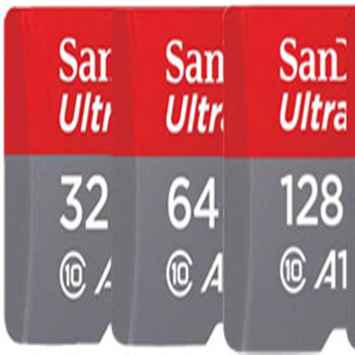 샌디스크 MICRO SD카드 32GB 64GB 128GB 블랙박스 TF 외장 메모리카드 QUA4 QUAB, QUA4 QUAB128GB