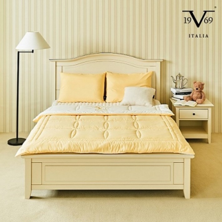 이태리 명품 백화점 이불 ITALY 19V69 베르사체 산토리니 차렵 이불세트 Q 퀸 사이즈 이불1,배게커버2 차렵이불