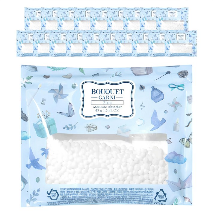 부케가르니 습기제거제 서랍형 본품, 45g, 20개