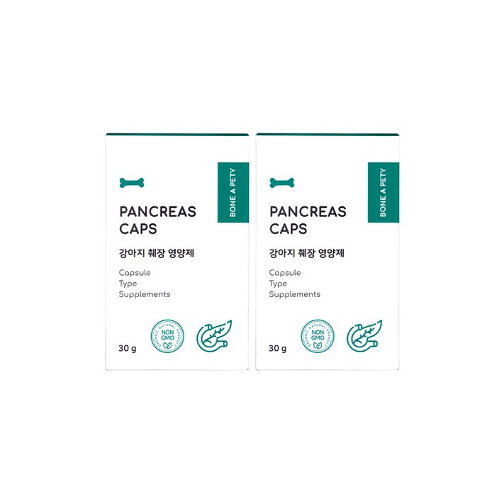 본아페티 강아지 췌장염 영양제 판크레아스캡스 60정