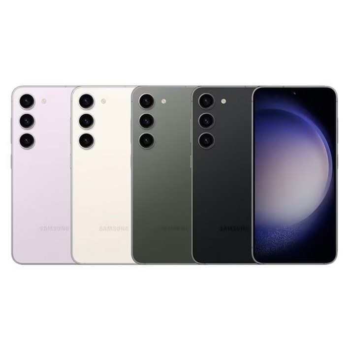 삼성전자 Ai 갤럭시 S23 256GB 공기계 S급 구성품 단말기  유심핀  보호케이스  보호필름  12개월 무상보증, 256GB, 팬텀 블랙