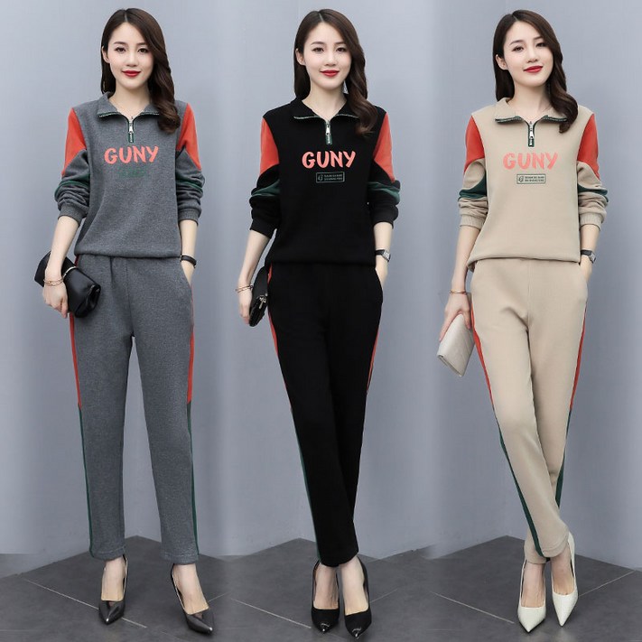 DarjinQD 상하의 후드 티셔츠 밴딩팬츠 세트 BH309 DarjinQD 상하의 후드 티셔츠 밴딩팬츠 세트 BH309