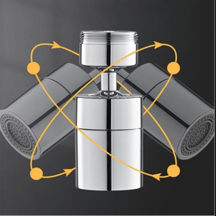 2023 신형 스마트 워터탭 720도 세면대 수전 토수구 양치 연장탭 연결탭, 1개