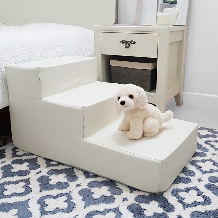 8DECO 강아지계단 애견계단 펫스텝 모음 1단2단3단4단 커버솜포함 ce4, 아이보리 방수, 1개 8DECO 강아지계단 애견계단 펫스텝 모음 1단2단3단4단 커버솜포함 ce4, 아이보리 방수, 1개