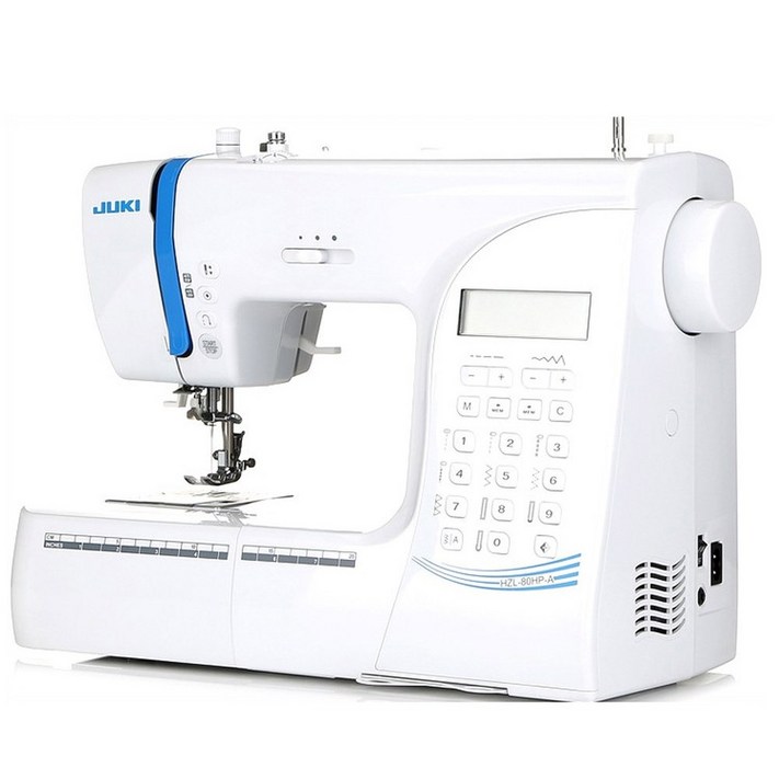 주끼 HZL 80 미싱기 220V 주키 호환 소형 전동식 화이트