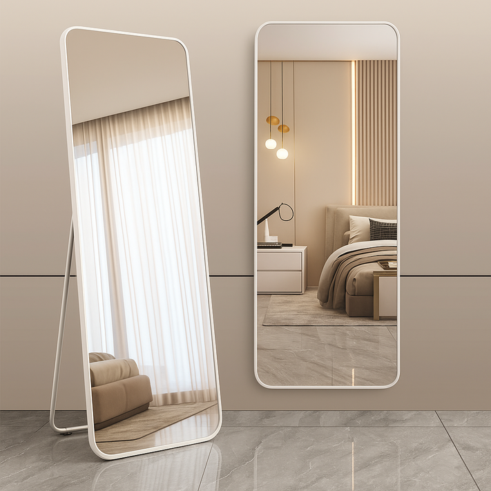 워너픽 스탠드 전신거울, 화이트A