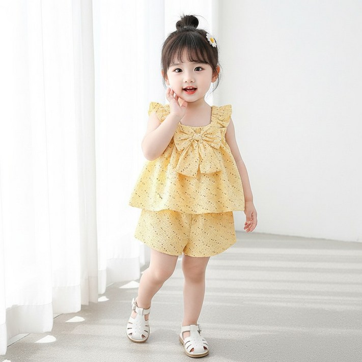 몽실이 쁘띠하트 리본나시상하복