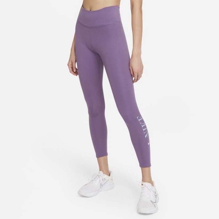 나이키 여성 드라이핏 원 미드라이즈 그래픽 레깅스 타이즈 DD4556574