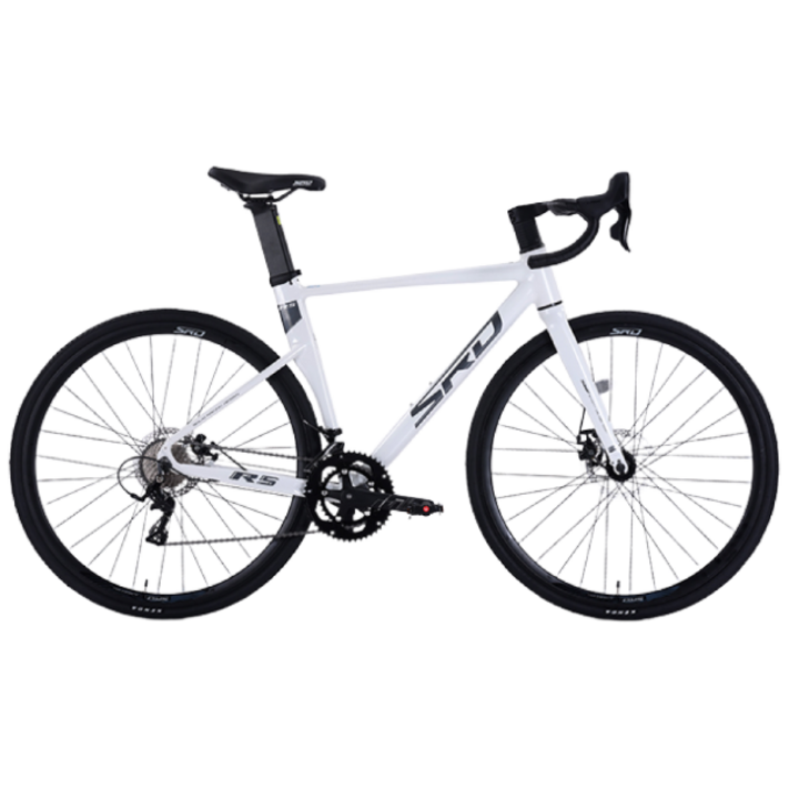 SRD 솔리드 레이싱 경량 로드자전거 R5 18단 듀얼레버 디스크브레이크, 1개, 166cm, SRD R5 490 루나 화이트 조립사은품D SRD 솔리드 레이싱 경량 로드자전거 R5 18단 듀얼레버 디스크브레이크, 1개, 166cm, SRD R5 490 루나 화이트 조립사은품D