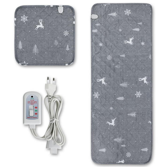 2026년형 겨울 신상품 믿을 수 있는 국산 한일의료기 전기방석 그레이사슴 1인3인, 3인 소파용