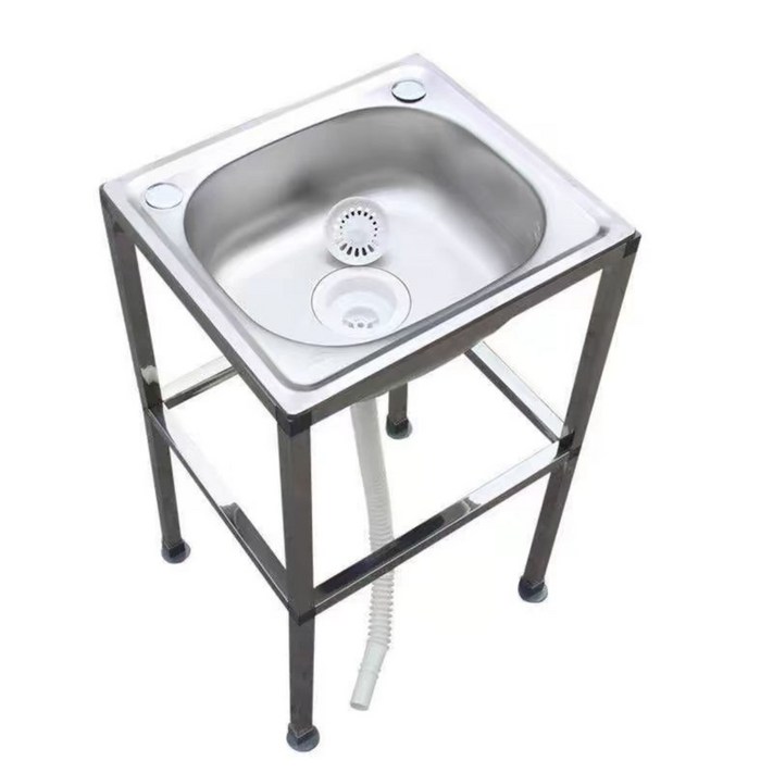 간이 세면대 이동식 세면대 미니 싱크대 37x31x60cm