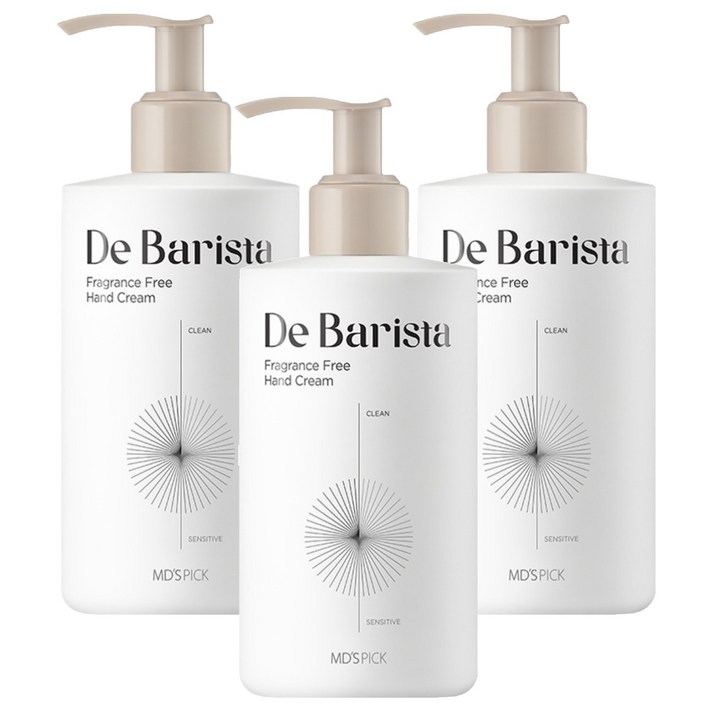 엠디스픽 드 바리스타 핸드크림 무향, 300g, 3개