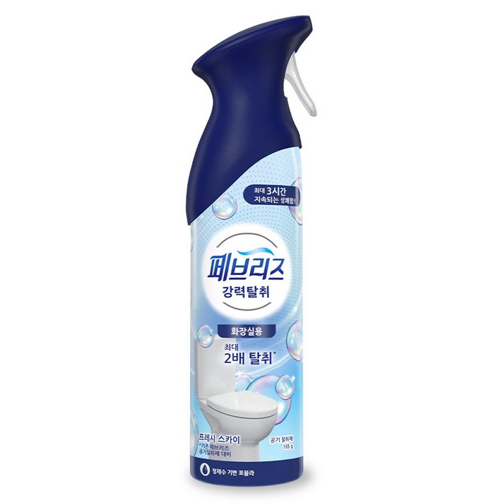 페브리즈 에어 강력탈취 화장실용 방향제 본품 프레시스카이 페브리즈 에어 강력탈취 화장실용 방향제 본품 프레시스카이