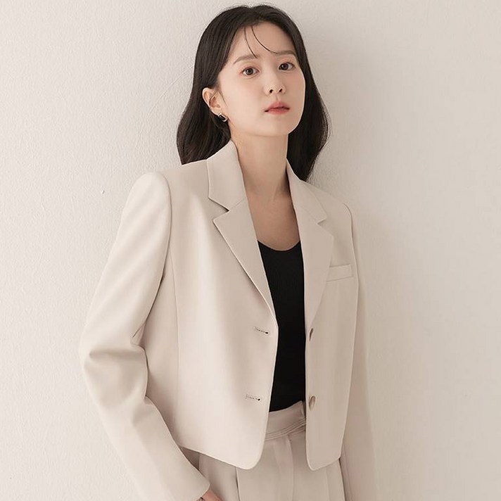 로엠 여성용 크롭 자켓