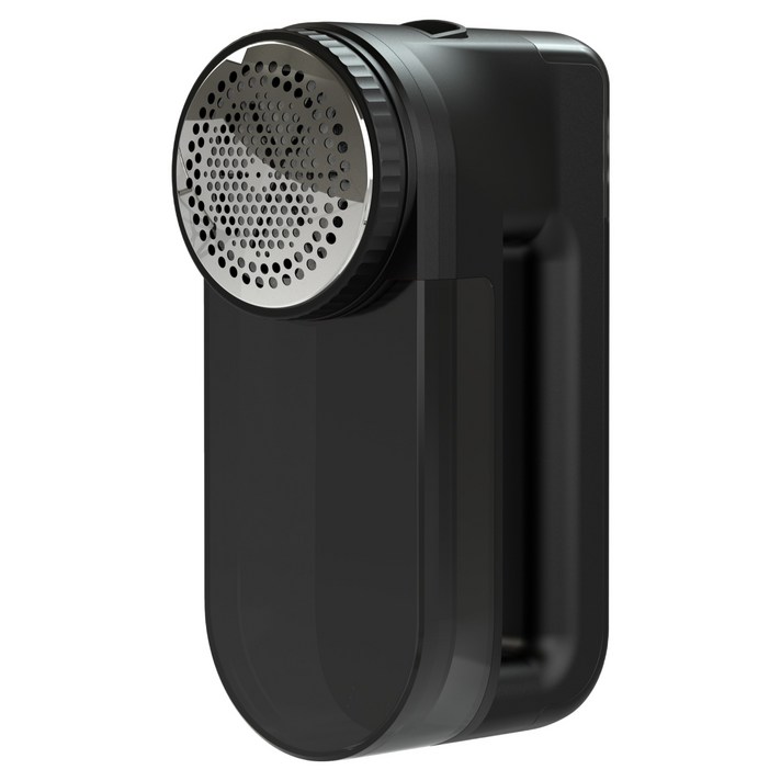 ILAB 린트제로 세탁소용 충전식 티타늄 칼날 무선 LED 보풀 제거기, 새틴블랙, iLABTLZ