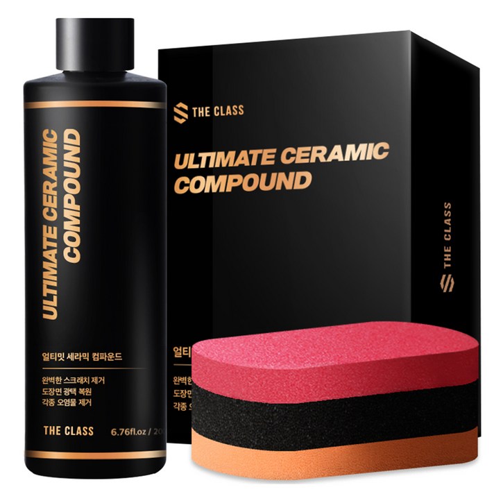 더클래스 얼티밋 세라믹 컴파운드 자동차 흠집제거제, 200ml, 1개 더클래스 얼티밋 세라믹 컴파운드 자동차 흠집제거제, 200ml, 1개
