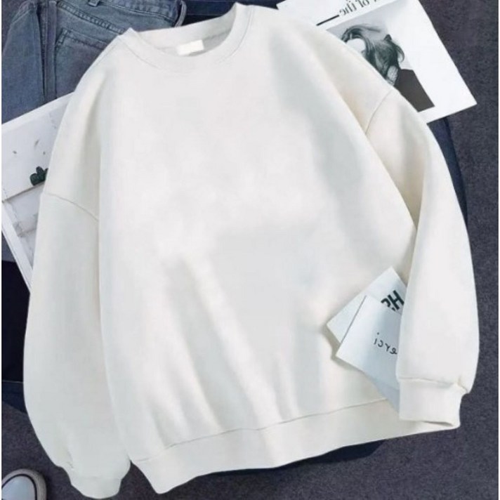 GNROOM 화이트 맨투맨