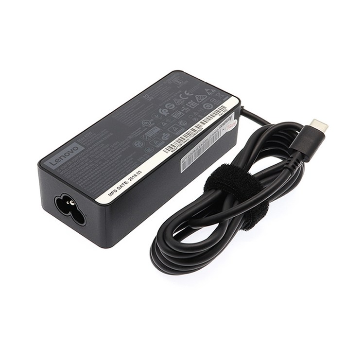레노버 정품 65W USB TypeC Lenovo 전원 어댑터 충전기 USBPD X1 Carbon YOGA MiiX Tablet 1X X570 20HN 충전기, 어댑터, 1개