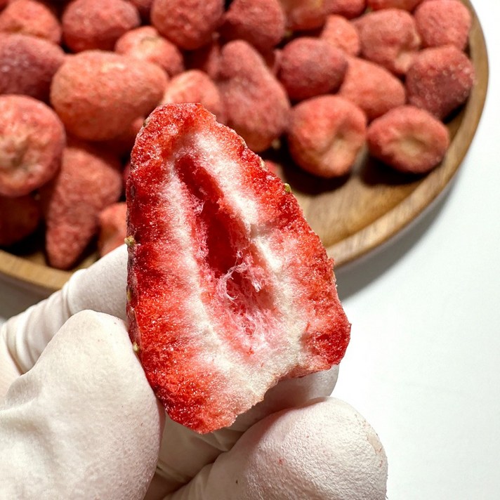 장수왕 딸기칩딸기 98 25년도 생산 햇딸기 동결건조 과일칩 야채칩 건조딸기 건딸기, 1kg, 1개