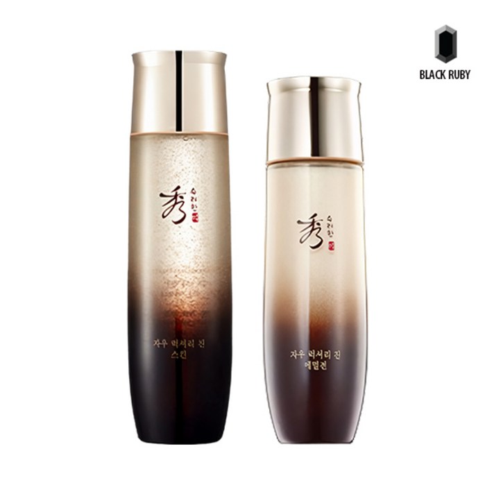 수려한 자우 럭셔리 진 스킨 150ml 에멀전 130ml, 1개, 단품 수려한 자우 럭셔리 진 스킨 150ml 에멀전 130ml, 1개, 단품