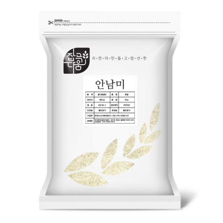 잡곡다움 안남미 태국 1등급, 5kg, 1개, 특등급