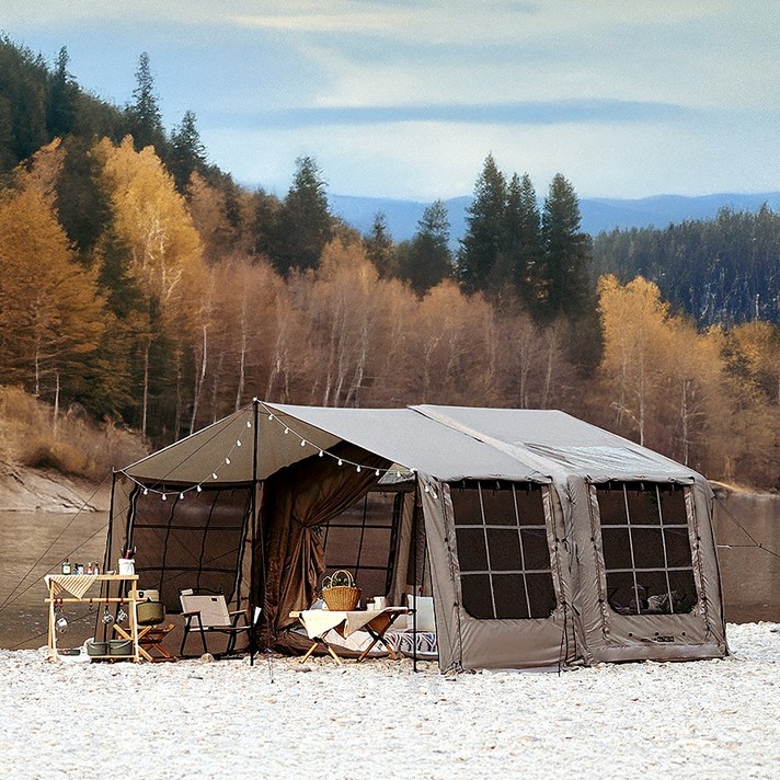 로티캠프 제로스트 에이맥스 도킹 에어 텐트 전용 타프