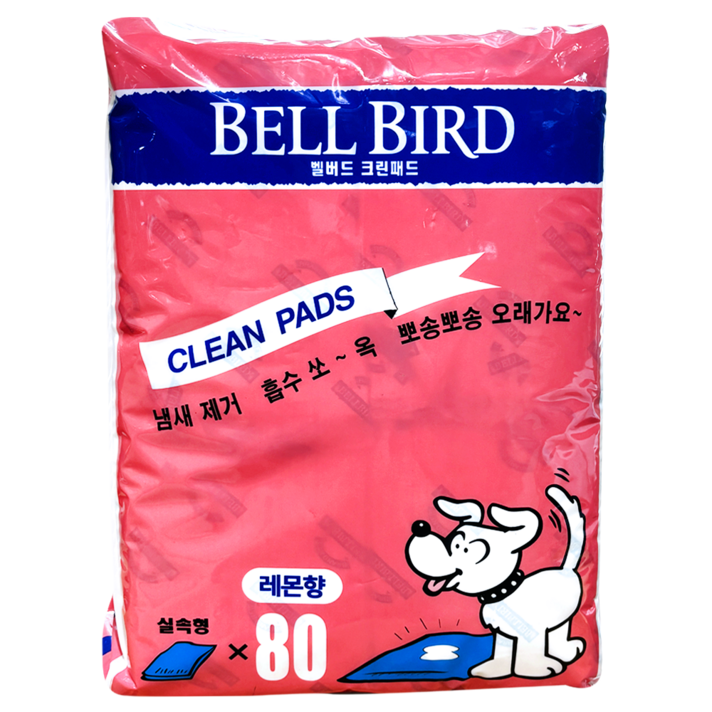 코스트코 벨버드 애견용패드 40CM x 50CM 80매 레몬향 배변패드