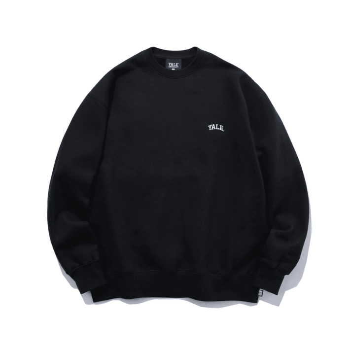 예일 맨투맨 23FW ONEMILE WEAR SMALL ARCH CREWNECK BLACK