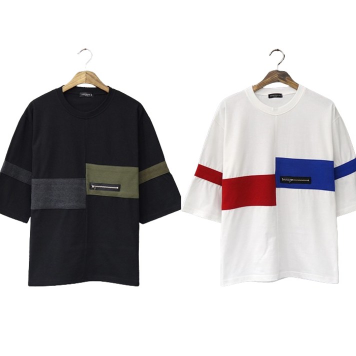 유니우 11 남자 히트 7부 20수 싱글 7부 반팔 티