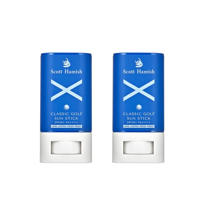 스콧해미쉬 클래식 골프 선스틱 SPF50PA, 18.5g, 2개
