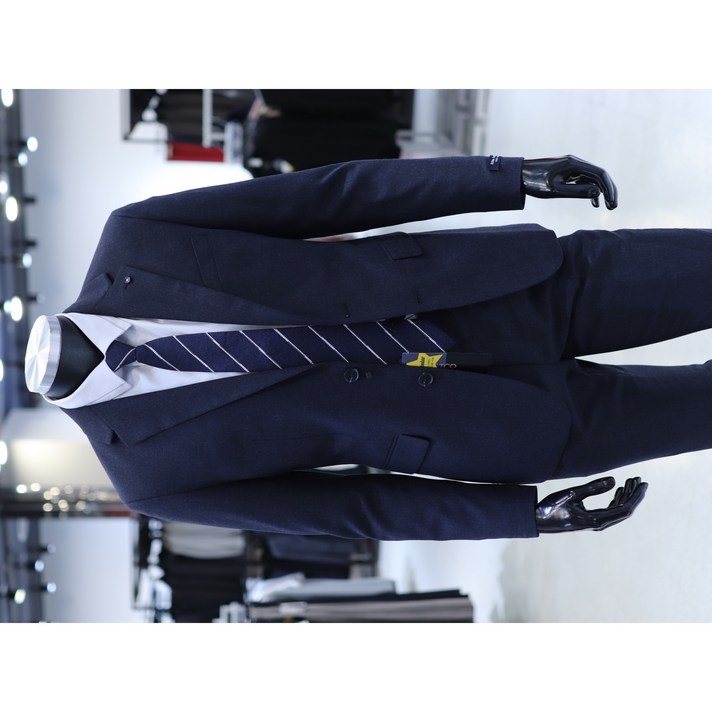 STCO FW 겨울 네이비 울혼방 투톤 수트 정장 슬림핏 SSJUD11SETM