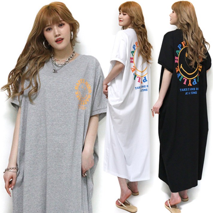 통통마녀 해피 스마일 N 원피스 3칼라 6 XL 까지 오버사이즈 통통마녀 해피 스마일 N 원피스 3칼라 6 XL 까지 오버사이즈