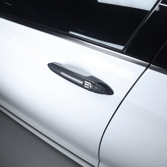 유투카 호환 G80 DH 스포츠 튜닝 도어 손잡이 커버 블랙 몰딩 드레스업