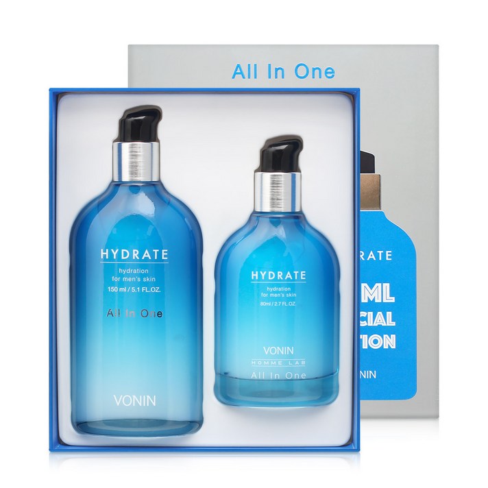 보닌 올인원 하이드레이트 기획세트 남자 올인원 스킨로션 150ml 80ml, 1개 보닌 올인원 하이드레이트 기획세트 남자 올인원 스킨로션 150ml 80ml, 1개
