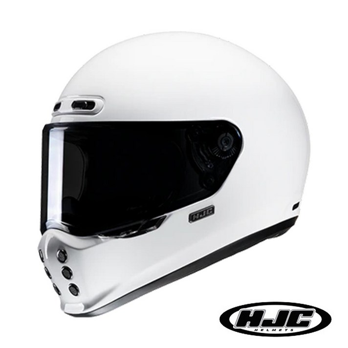 HJC V10 SOLID 솔리드 클래식 풀페이스 헬멧, WHITE402007 HJC V10 SOLID 솔리드 클래식 풀페이스 헬멧, WHITE402007