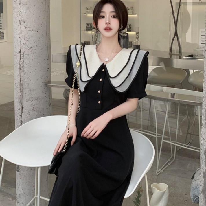 비비디아 Bibidia 여성 롱 원피스 정장 하객룩 치마 빅카라 빅사이즈 L4XL5402 비비디아 Bibidia 여성 롱 원피스 정장 하객룩 치마 빅카라 빅사이즈 L4XL5402