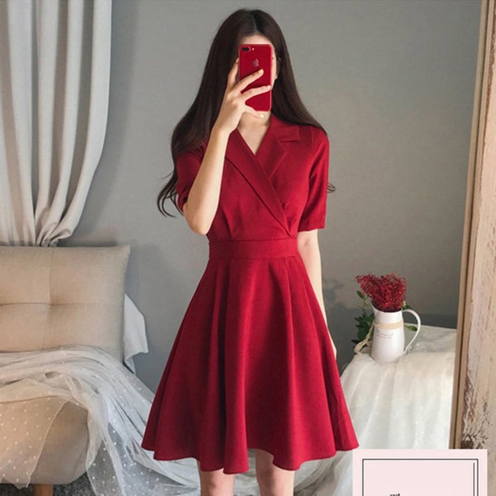 메이리앤 여름 하객 원피스 빅사이즈 랩 원피스