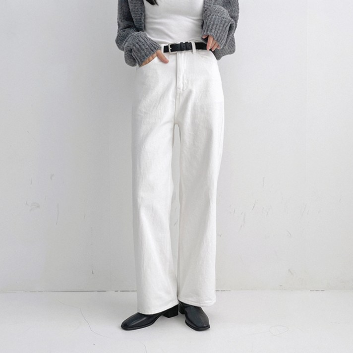 올시즌 알트 기모 코튼팬츠 빅사이즈 일자 면바지 00042