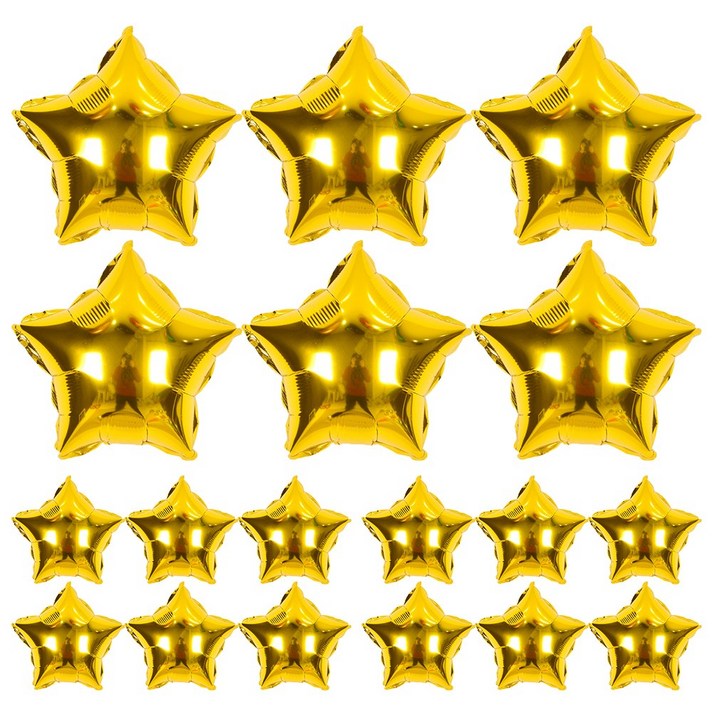 조이파티 은박 별 풍선 6p