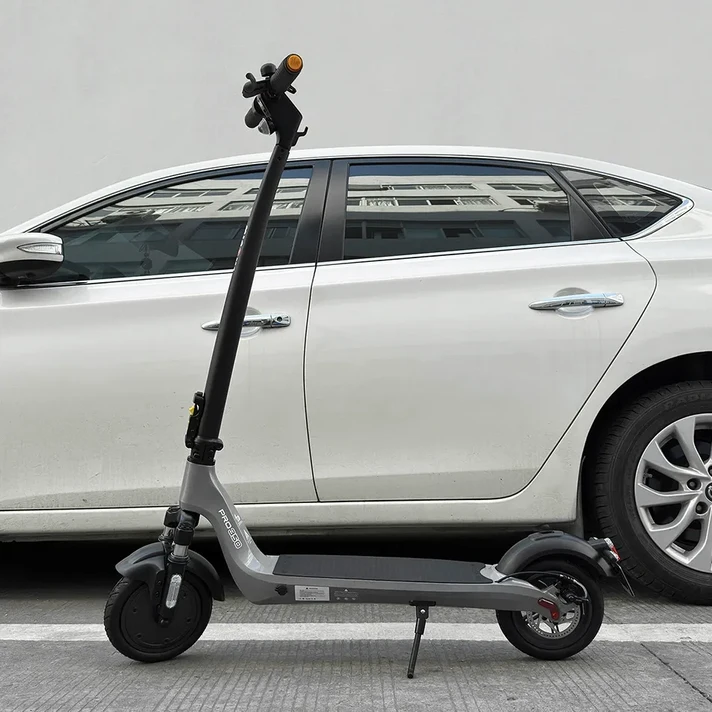 LuxeLooks M8 전동킥보드 8.5인치 알루미늄 마그네슘 합금 방향지시등 무드등 전동킥보드, 옐로우 36v6.6AH, 1개